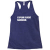 sarcasmo Racerback Tank