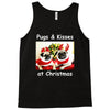 pug dog christmas Tank Top