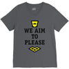 we aim to please V-Neck Tee