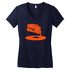 vinyl record Women's V-Neck T-Shirt