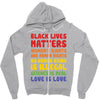 black lives matters, women's rights are human rights Zipper Hoodie
