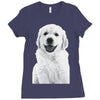 pocket puppy Ladies Fitted T-Shirt