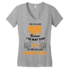 I'm Called Papi Because  I'm Way Too Cool To Be Called Grandfather Women's V-Neck T-Shirt