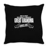 World's Greatest Great Grandma Looks Like Throw Pillow