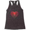 love red Racerback Tank