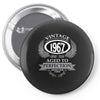 vintage quality without compromise 1967 aged to perfection Pin-back button