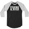 fishing beer 3/4 Sleeve Shirt