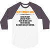 September Girl Hated By Many 3/4 Sleeve Shirt