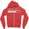 tomorrow's hangover Zipper Hoodie