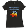 never forget Ladies Fitted T-Shirt