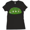 run away and keep going Ladies Fitted T-Shirt