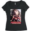 predator 2 poster ideal birthday present gift Women's Triblend Scoop T-shirt
