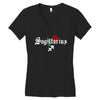 sagittarius zodiac rose Women's V-Neck T-Shirt