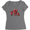 deadpool family portrait Women's Triblend Scoop T-shirt