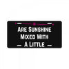 January Girls License Plate