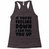 new rude birthday present Racerback Tank