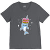 narwhal donuts kawaii cute unicorn harajuku sweet cool awesome V-Neck Tee