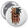 skull us flag Pin-back button