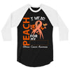 wear peach for  my [you can write any name] 3/4 Sleeve Shirt