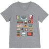 vintage electronic retro technology V-Neck Tee