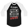 gsus saves chord 3/4 Sleeve Shirt