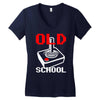 old school joystick Women's V-Neck T-Shirt