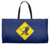 ninja crossing sign Weekender Totes