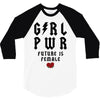 Girl Power Future Is Female 3/4 Sleeve Shirt