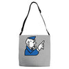 go to jail monopoly Adjustable Strap Totes