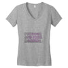 LIKE PARKOUR AND FREERUNNING Women's V-Neck T-Shirt