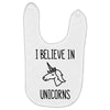 i believe in unicorns Baby Bibs