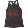 merry christmas ya filthy animal Racerback Tank