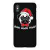 bah hum pug scrooge grinch christmas iPhoneX