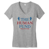 The Human Fund Money For People Women's V-Neck T-Shirt