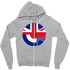 mod union jack, ideal gift, birthday present Zipper Hoodie