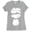 disney mens t shirt paper rock scissors mickey disneyland funny Ladies Fitted T-Shirt