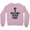 resting bitch face Crewneck Sweatshirt