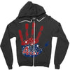 july 4 Zipper Hoodie