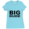 little dude Ladies Fitted T-Shirt