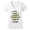 wenn papa wer dann Women's V-Neck T-Shirt