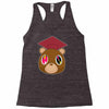graduation bear kanye west Racerback Tank