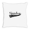 sunday funday Throw Pillow