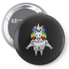 Gym Unicorn Pin-back button
