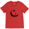 On The Moon V-Neck Tee