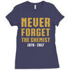 Never Forget The Chemist Ladies Fitted T-Shirt