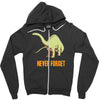 never forget Zipper Hoodie