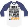 Strong Independent Motivated Scorpio 3/4 Sleeve Shirt