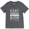 Born In September V-Neck Tee