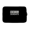 mimosa sundays brunch mens Laptop sleeve