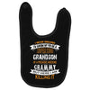 Super Cool Grandson Of A Freaking Awesome Grammy Baby Bibs